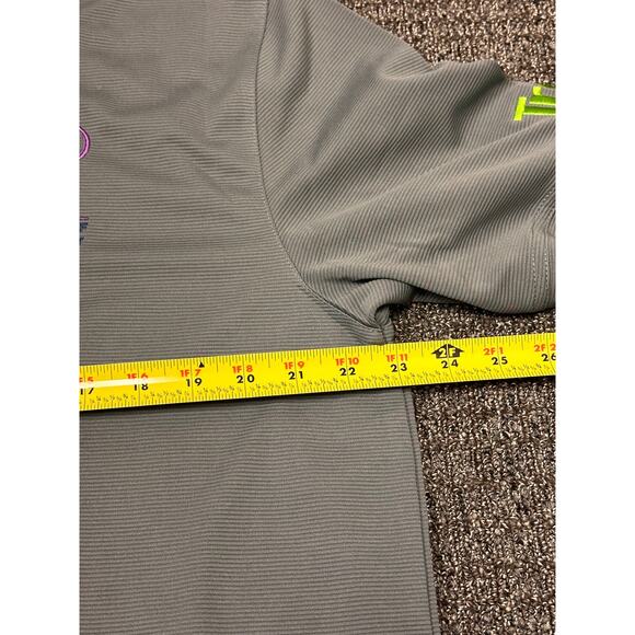 Callaway Opt Dri Grey Polo shirt Mens Size Large Activewear Custom Logo NWT - Picture 5 of 8